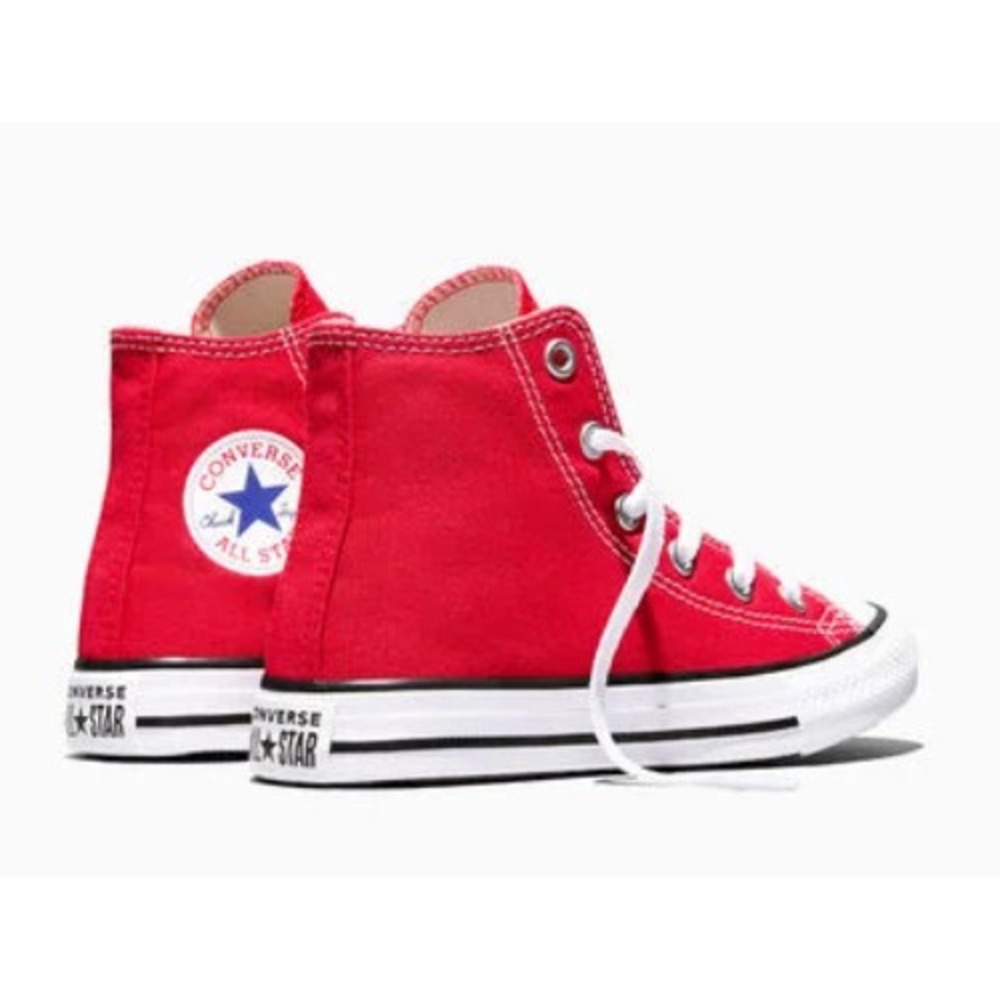 Converse Chuck Taylor All Star High Top Sneaker‎ Red Size 2 - Picture 11 of 12